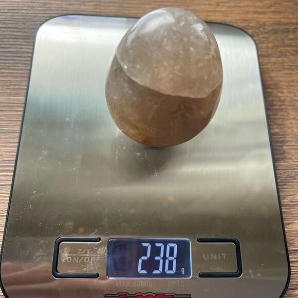 Smoky Quartz egg crystal 2.5” medium  stone healing feng shui - Picture 11 of 15
